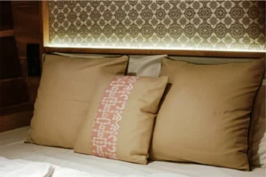 Second view of the Tari lower cabin on the Angelica phinisi liveaboard
