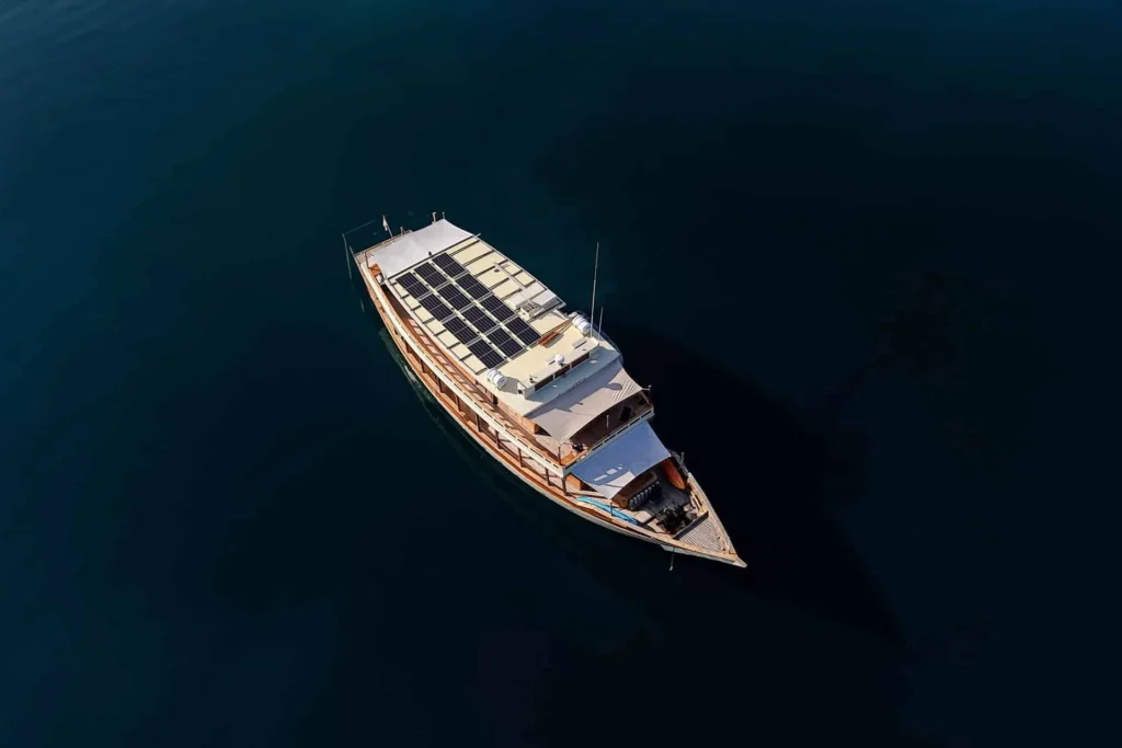 Mischief Voyage aerial exterior