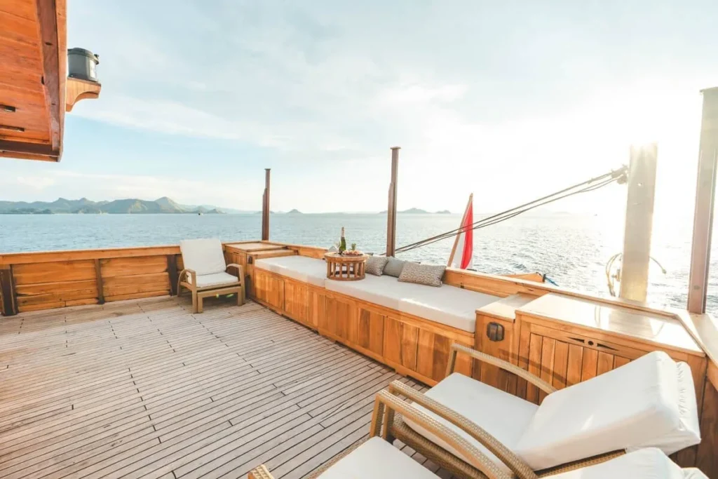 Mischief Voyage shaded deck