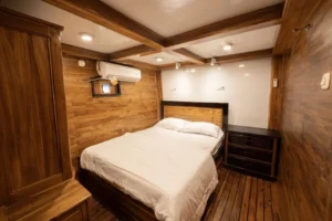Third Gili Room on Alfathran 3 showing the lower-deck cabin layout