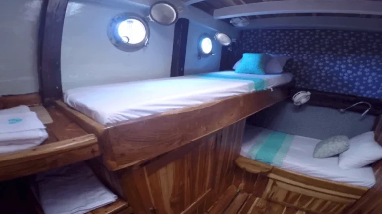 Twin bunk cabin aboard Amalia Komodo