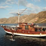 The 35-metre Amaya Explorer phinisi sailing in eastern Indonesia