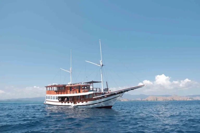 Amore phinisi exterior in Komodo National Park
