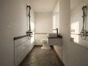 Private Family Cabin bathroom aboard Aura Suci