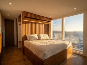 Superior Cabin bedroom aboard Aura Suci