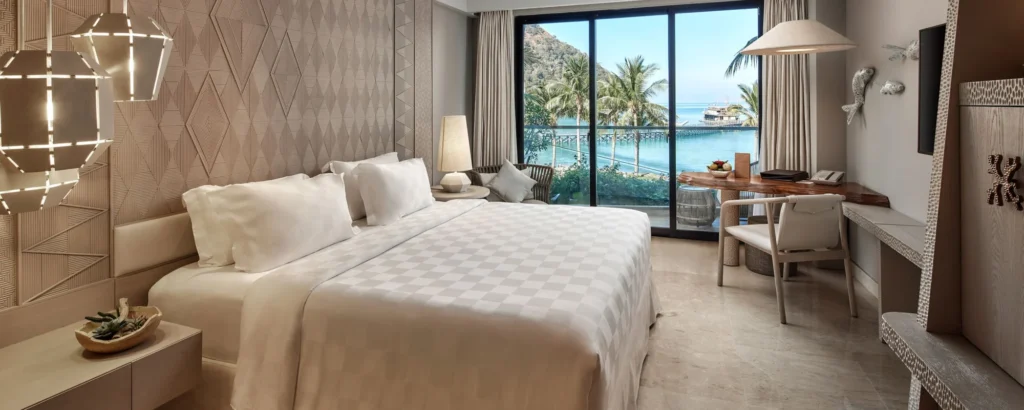 Ocean View Room with private balcony at AYANA Komodo Waecicu Beach