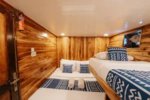 Cabin 1 interior aboard Baraka phinisi