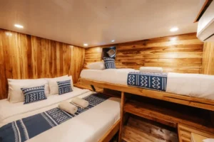 Cabin 1 interior aboard Baraka phinisi