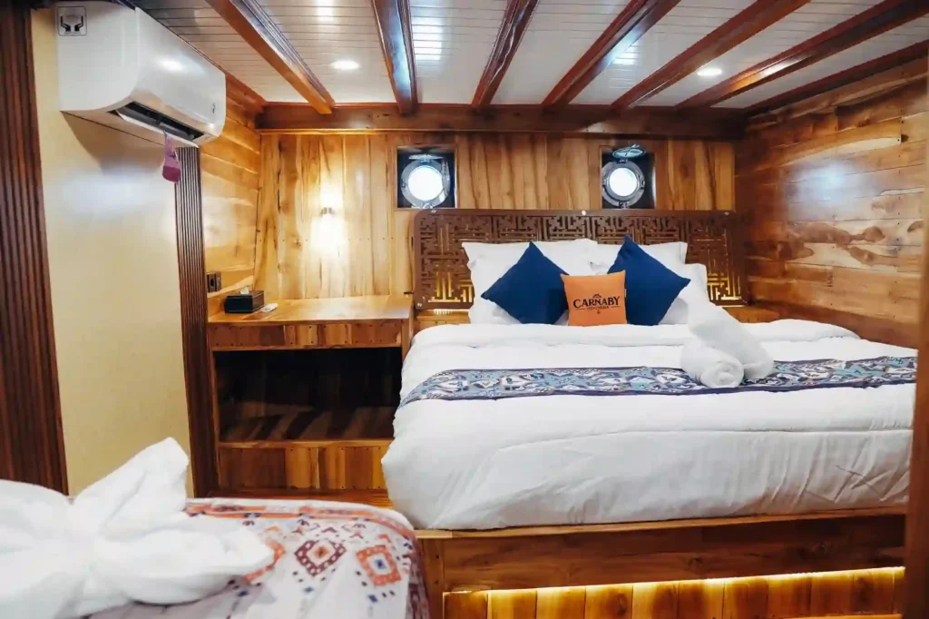 Wajo family cabin on Carnaby 02, the only cabin taking three guests