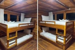 Ciela Kanawa Room interior aboard Ciela phinisi