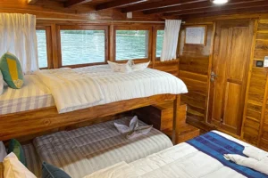 Ciela Sabolo Room interior aboard Ciela phinisi