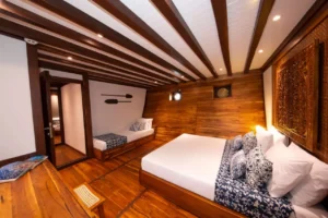 Second view of a lower-deck double cabin aboard Coralia