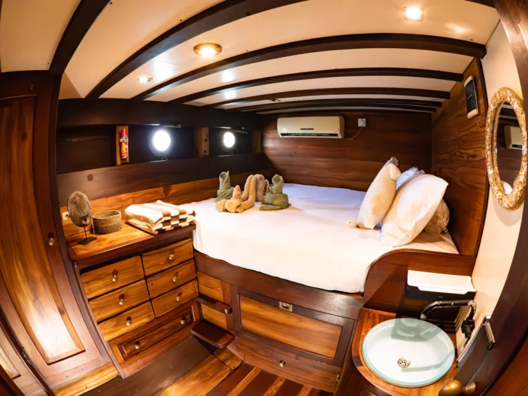 Lower-deck double cabin aboard EcoPro Duyung Baru