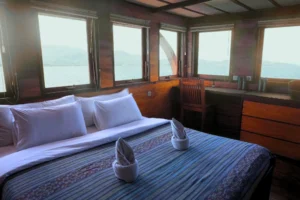 Metroxylon family master cabin aboard EcoXplorer