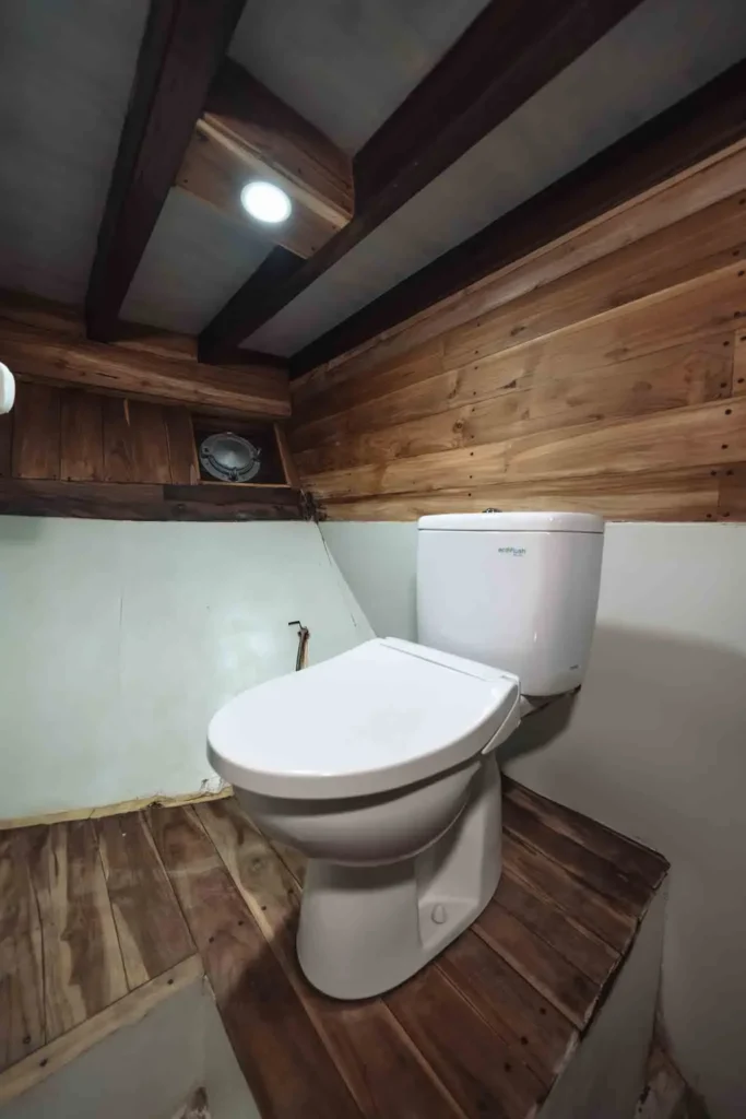 Naira and Savu grade cabin on the lower deck of Elbark Cruise, the cheapest on board
