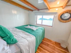 Second interior view of a Deluxe cabin aboard Hatira Hela