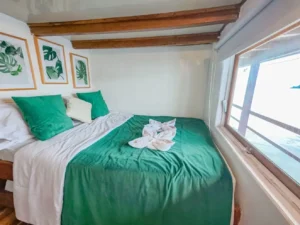 Third interior view of a Deluxe cabin aboard Hatira Hela