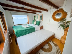Second interior view of a Master cabin aboard Hatira Hela