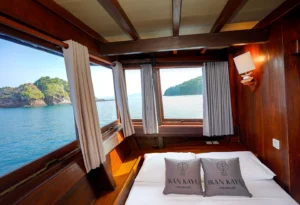 Third view of the master cabin aboard Ikan Kayu