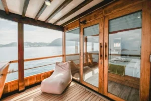 Private balcony of an Indo Master Superior Twin Double Suite