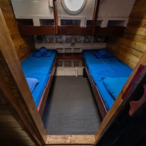 Twin-bed cabin aboard Jaya liveaboard