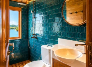 Alor Suite bathroom aboard Jeeva Samudera