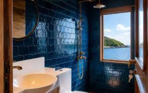 Raja Ampat Suite bathroom aboard Jeeva Samudera