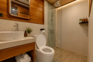 Interior of the Junior Suite Stateroom aboard KAI Voyage
