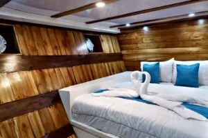 Deluxe cabin aboard Lady Grace