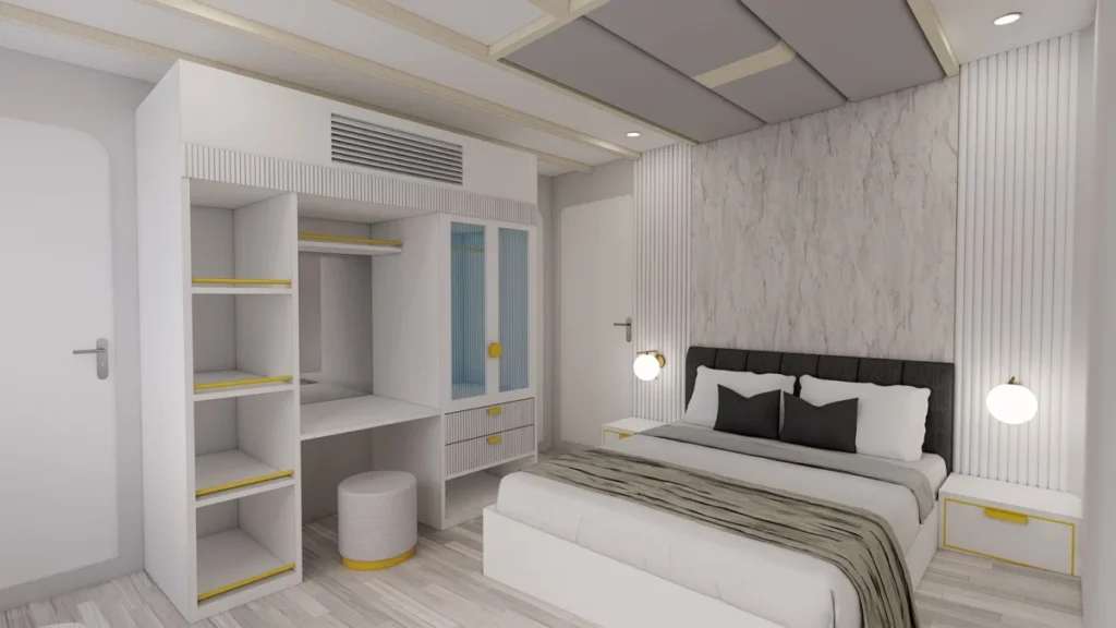 Master Suite with jacuzzi and balcony aboard LASHA