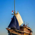 Mari phinisi under sail in Indonesia