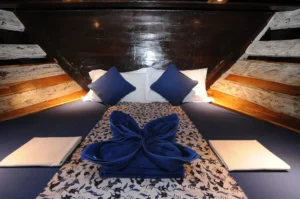 Interior of Double Cabin 1 aboard Moana Cruising