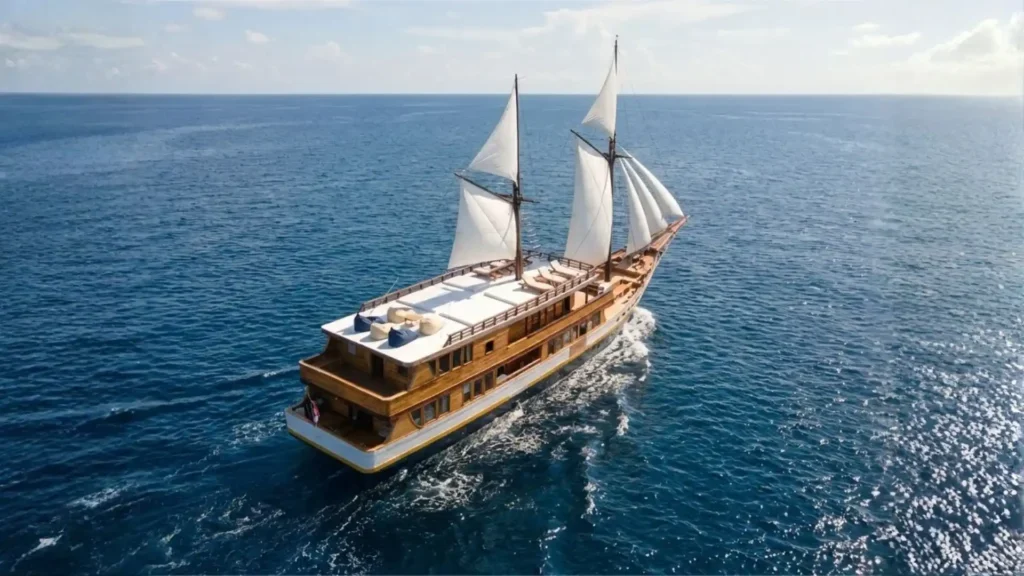 Naturalia Cruise sailing in Komodo