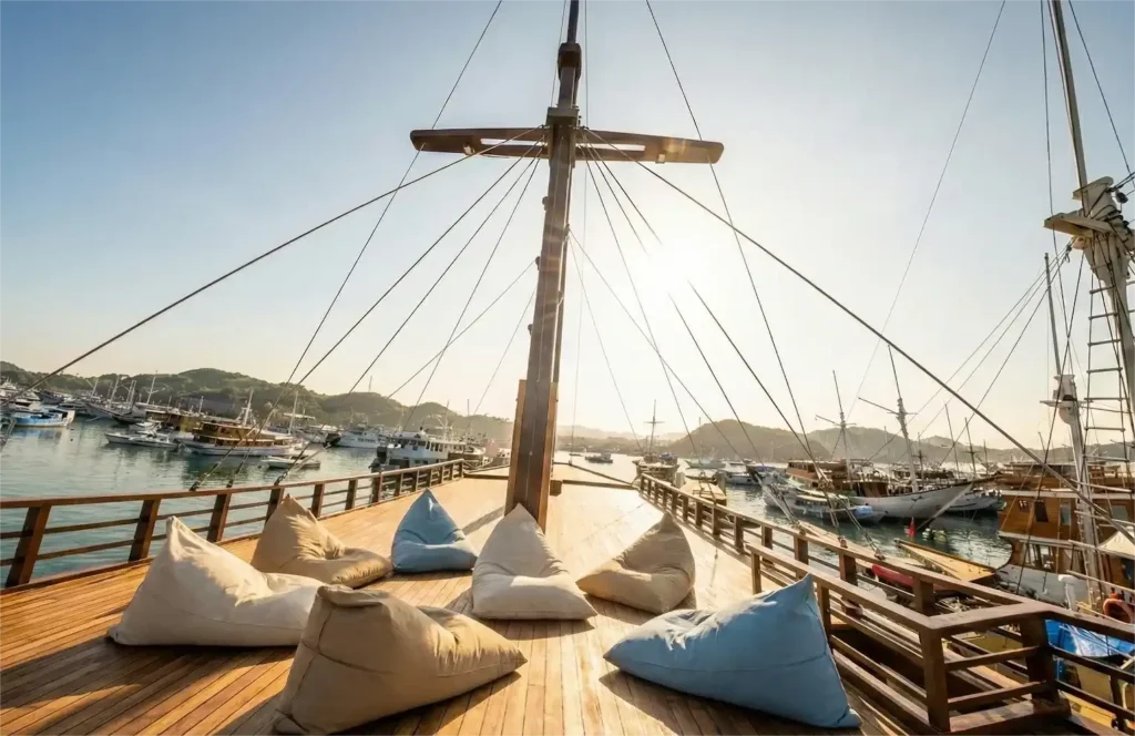 Sun deck aboard Naturalia Cruise