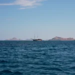 Nayara Cruise anchored off an Indonesian island