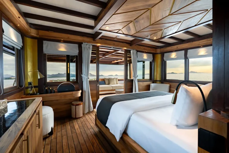 Otium upper-deck Queen Suite with ocean views