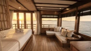 Allo Signature stateroom aboard Papiton Allo phinisi