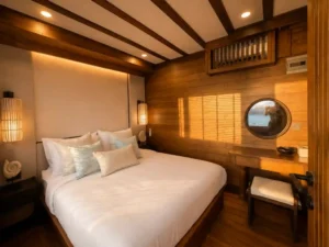 Birru Deluxe stateroom aboard Papiton Allo phinisi