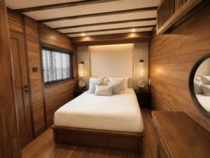 Birru Deluxe stateroom aboard Papiton Allo phinisi