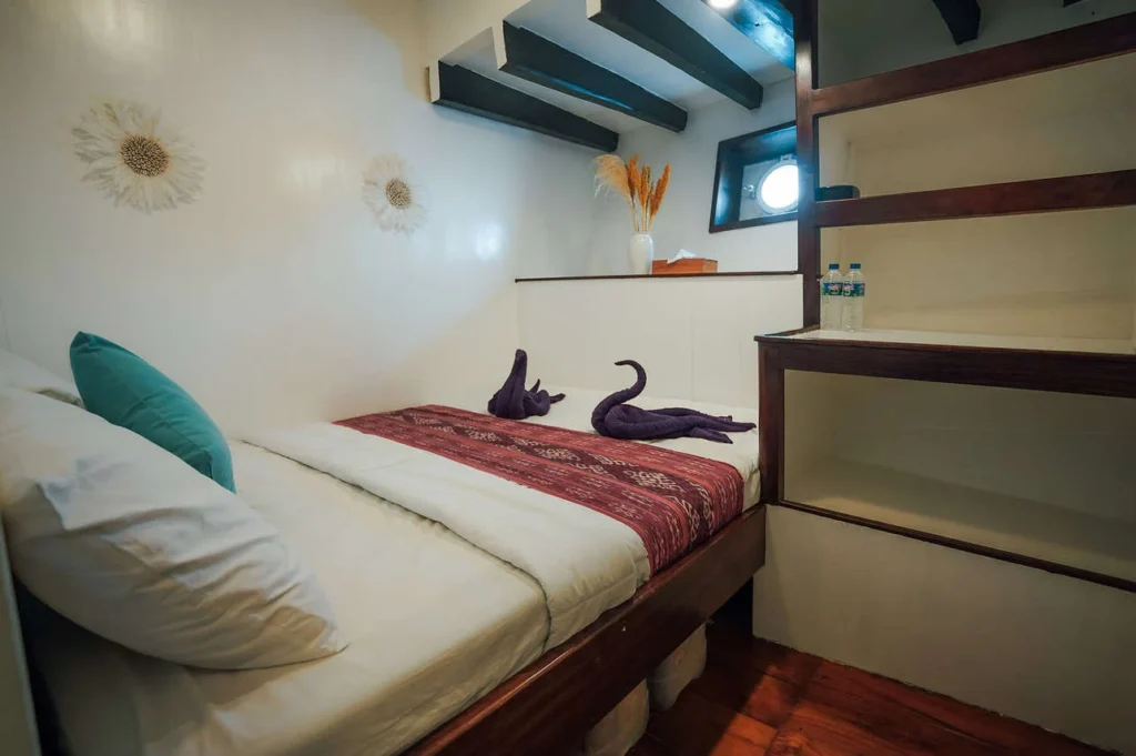 Double cabin with one double bed aboard Queenesia II