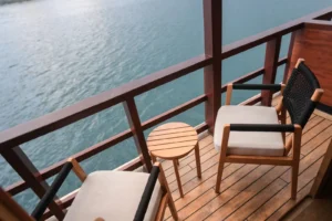 Interior of an Executive Suite aboard Sanctuary phinisi