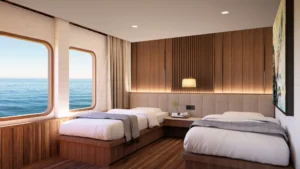 Second view of the Elang Deluxe twin cabin aboard Sukha Sail 2