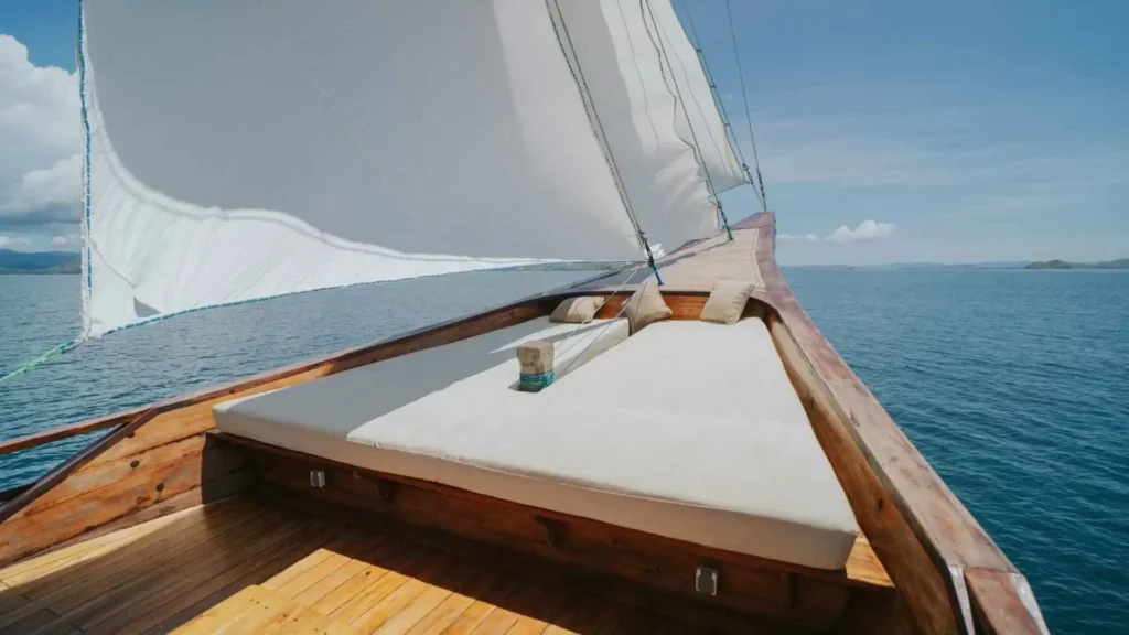 Sun deck aboard Zada Nara