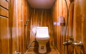 Private toilet inside a Zada Ulla Sharing Cabin