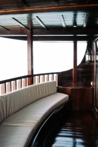 Private balcony of the Behike Master Panoramic cabin