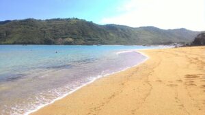 Natural landscape, coast and travel scenery on Lombok Island