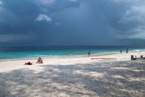Natural landscape, coast and travel scenery on Lombok Island