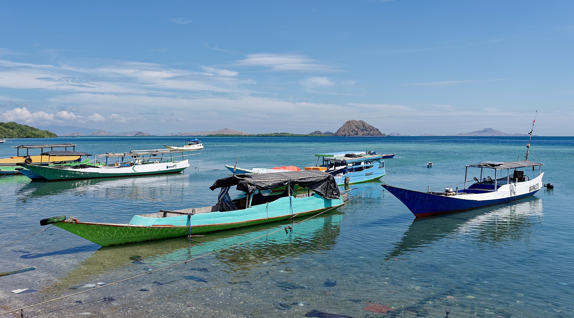 Secondary destination view of Rinca Island