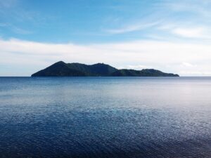 Natural landscape, coast and travel scenery in the Sumbawa region