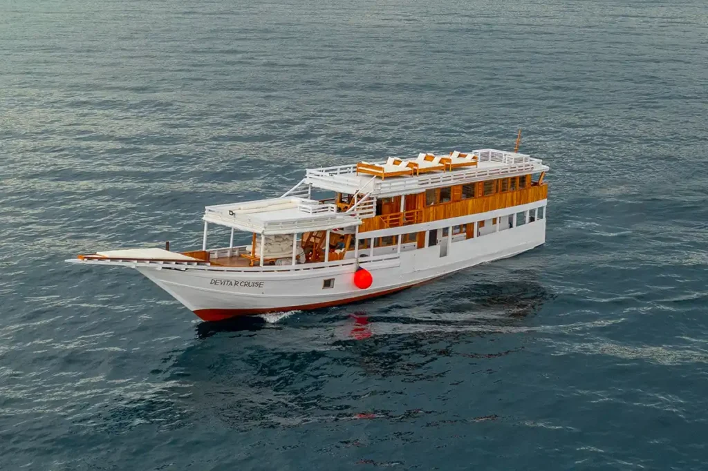 Exterior view of Devita R Cruise underway